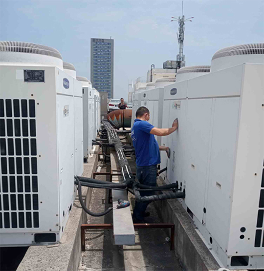 五台中央空调制热和不制冷系统维修方法